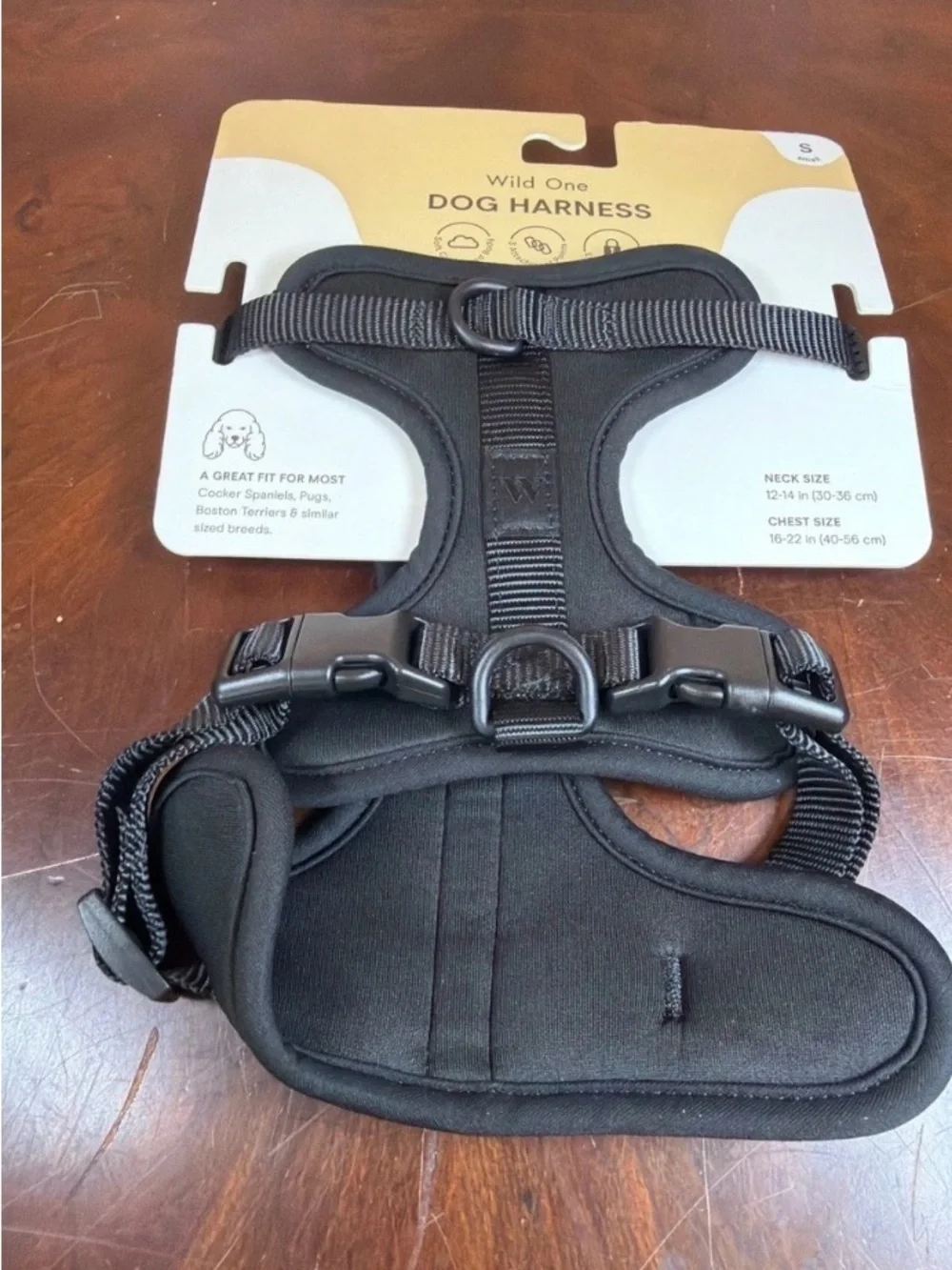 Wild One Dog Harness Black Size Small S NWT Adjustable Pet Harness